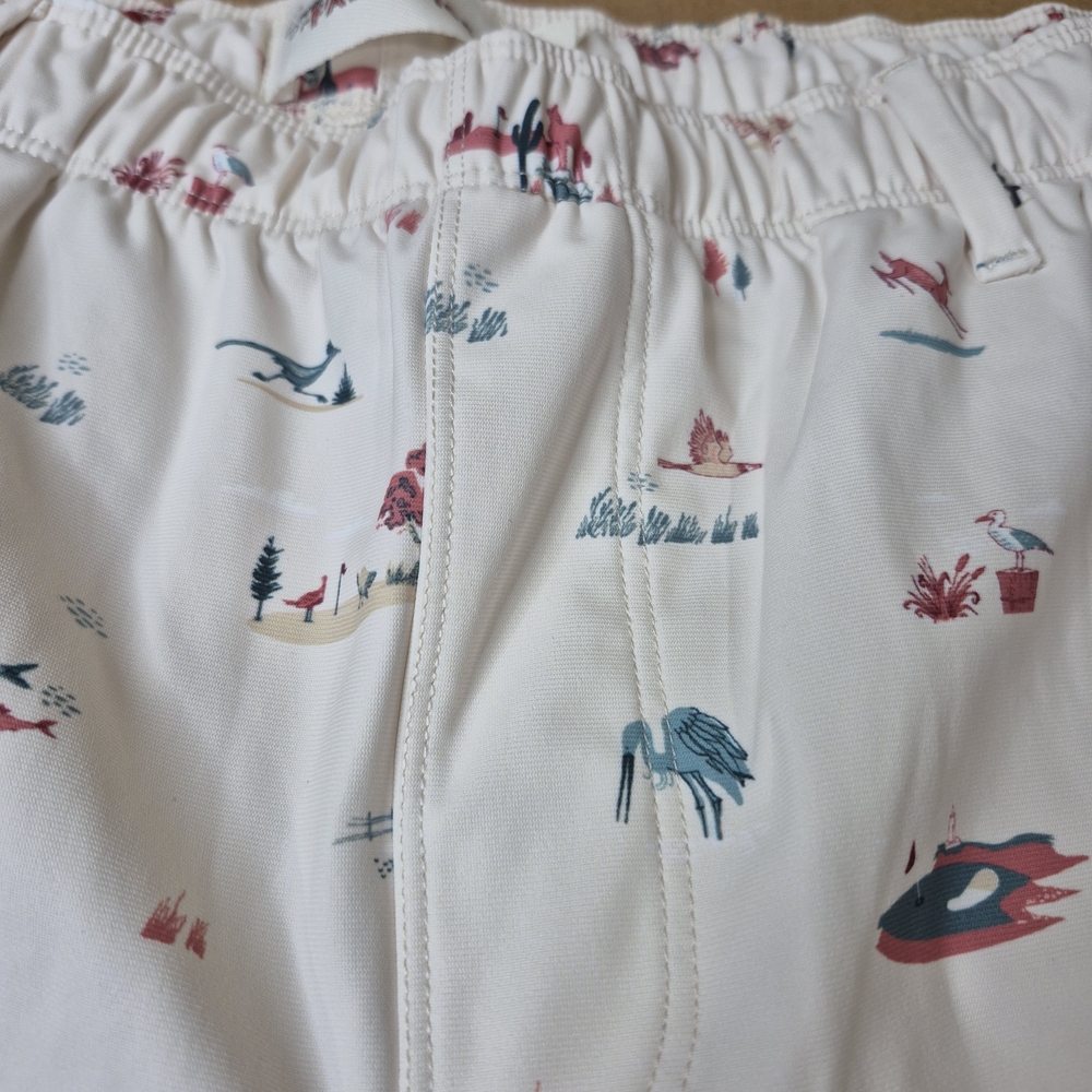 Fabletics White Patterned Men Shorts Hybrids - image 3